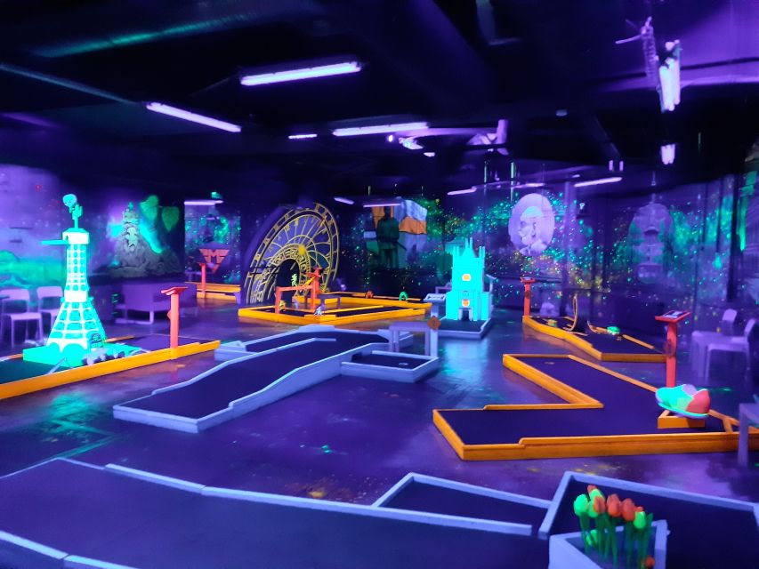 Prague: Glow Golf Mini Golf Game by UV Light - Experience Highlights