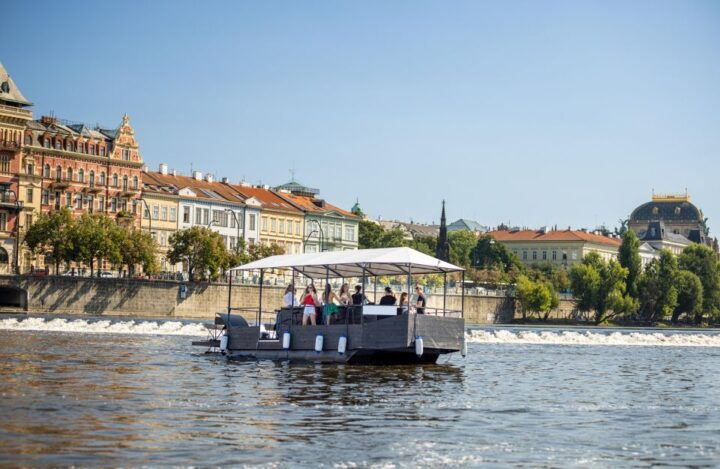 Prague: Private Cycle Boat River Tour With Beer or Prosecco - Tour Experience