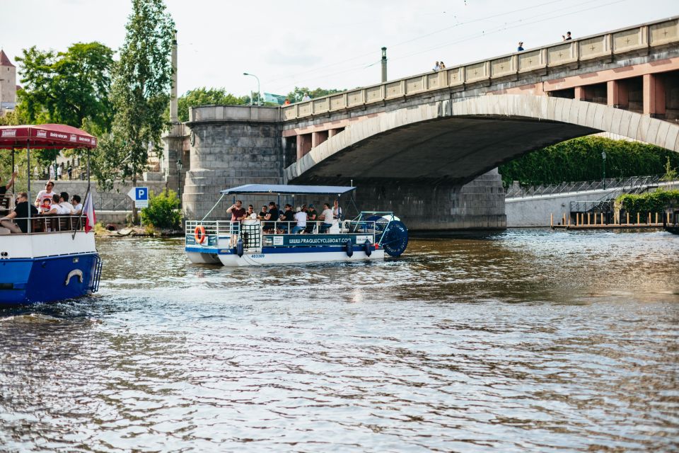 Prague: Swimming Beer Bike on A Cycle Boat - Booking Information