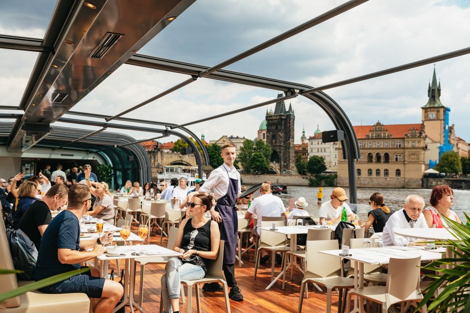 Prague: Vltava River Lunch Cruise in an Open-Top Glass Boat - Experience Highlights