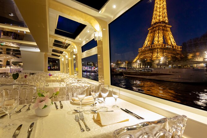 Prestige Dinner Cruise Departing From the Eiffel Tower - Location and Access