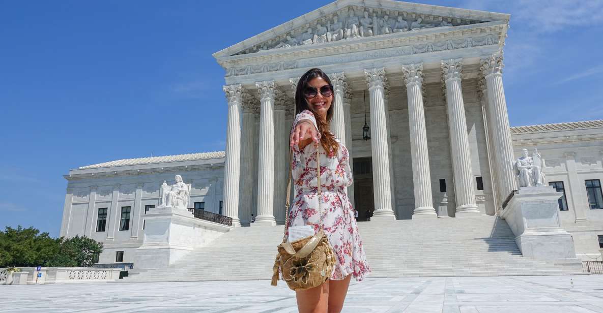 Private Photoshoot Outside the White House & Supreme Court - Experience Highlights