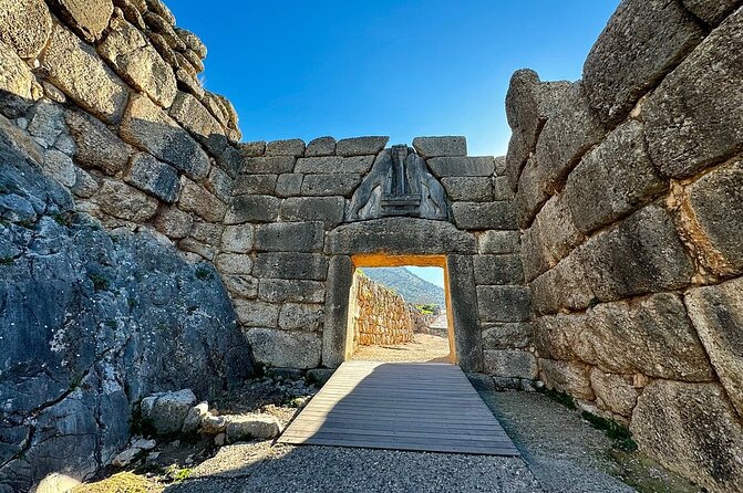 Private Tour Mycenae Nafplio Nemea Wine & Food Tasting 8 Hour - Mycenae Visit