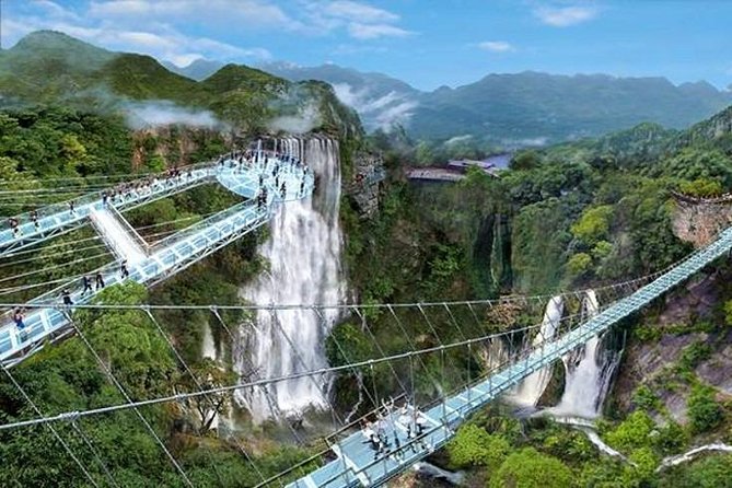 Private Tour to Gulong Canyon With Glass Bridge and Water Falls From Guangzhou - Tour Inclusions and Highlights
