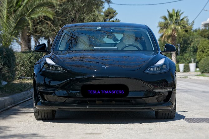 Private Transfer From Athens Airport to Athens City With Tesla - Booking Process and Options