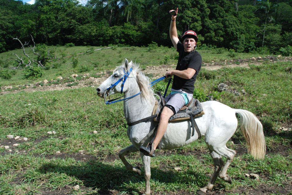 Puerto Plata: Zip Line, Horseback Riding, & Waterfall Combo - Booking Details