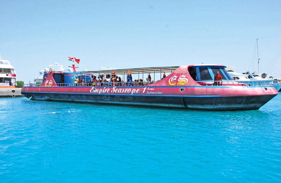 Red Sea: Semi-Submarine Boat Trip With Snorkeling - Pickup Information