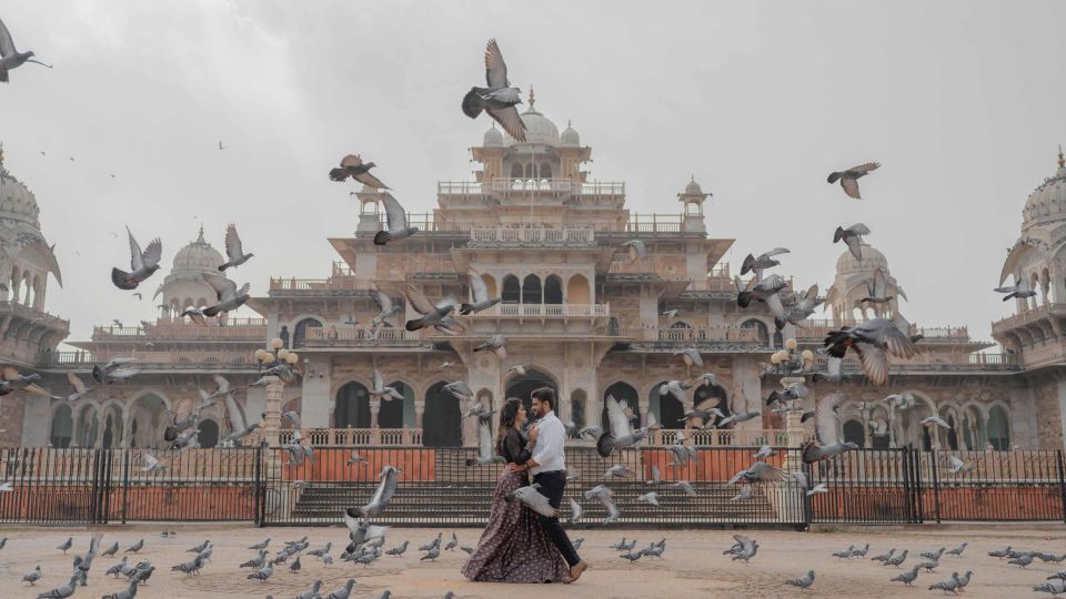 Regal Romance: Jaipur's Prewedding Enchantment - Serene Jal Mahal