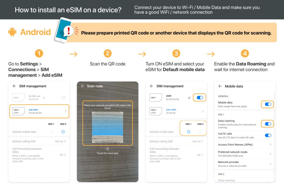 Romania/Europe: Esim Mobile Data Plan - Participant and Date Information