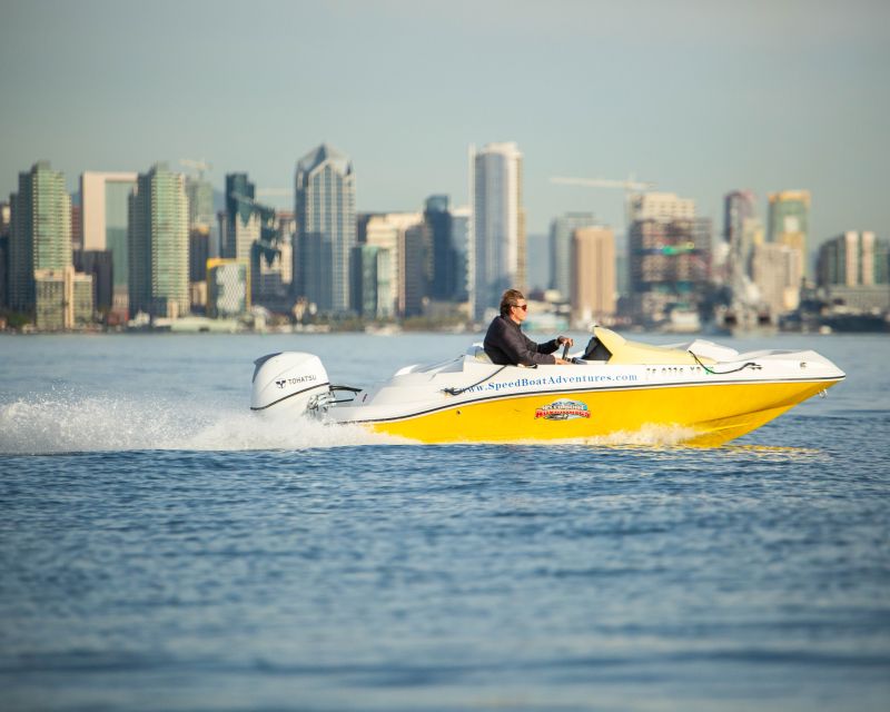 San Diego: Drive Your Own Speed Boat 2-Hour Tour - Important Information