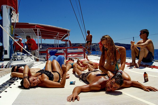Santorini Cruise on Catamaran With BBQ & Open Bar - Booking Details