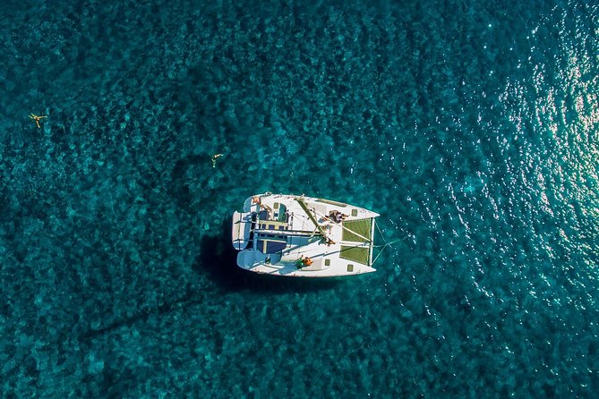Santorini Half Day Catamaran Private Cruise Incl. Meal, Drinks & Free Transport - Tour Highlights