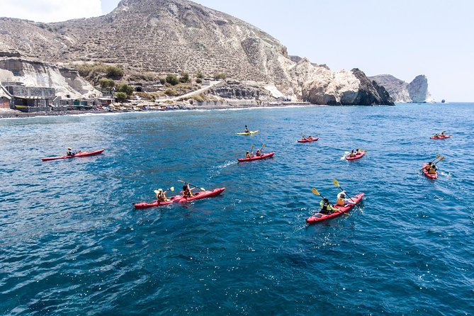 Santorini: Sea Kayaking With Light Lunch