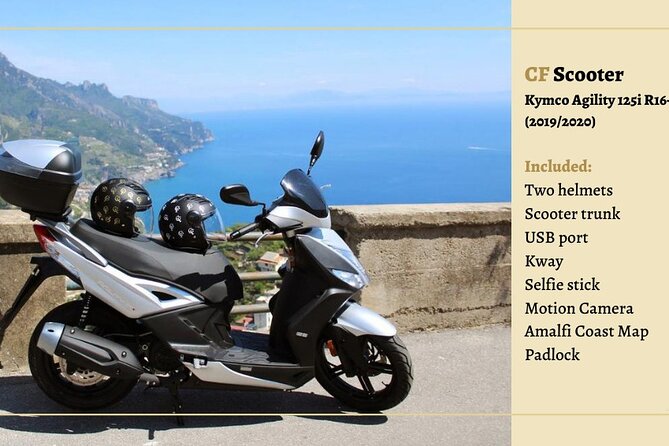 Scooter Rental on the Amalfi Coast - Explore on Scooter With Helmet