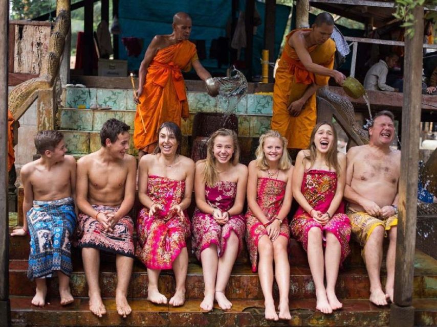 Siem Reap Cambodian Buddhist Water Blessing and Local Market - Experience Highlights