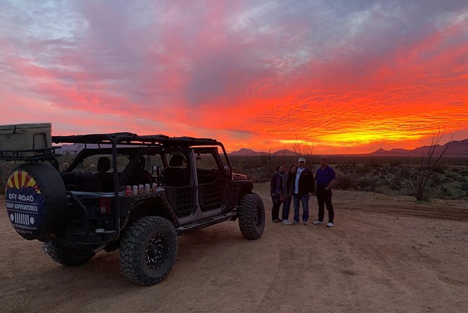 Sonoran Desert Jeep Tour at Sunset - Cancellation Policy