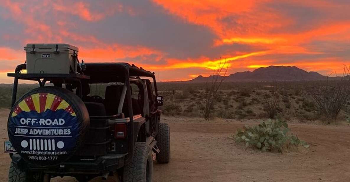 Sonoran Desert: Sunset Jeep Tour With Tonto National Forest - Experience Highlights of the Desert Tour