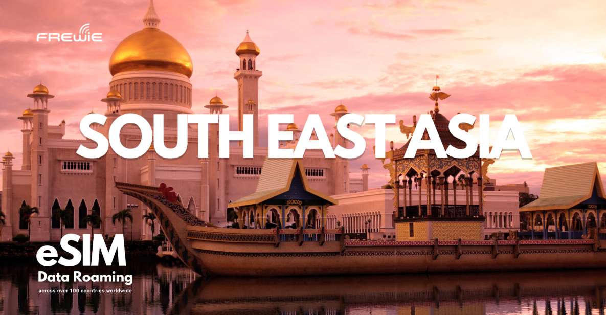 South East Asia: 6 Country Esim Mobile Data Plan - Coverage in 6 Countries