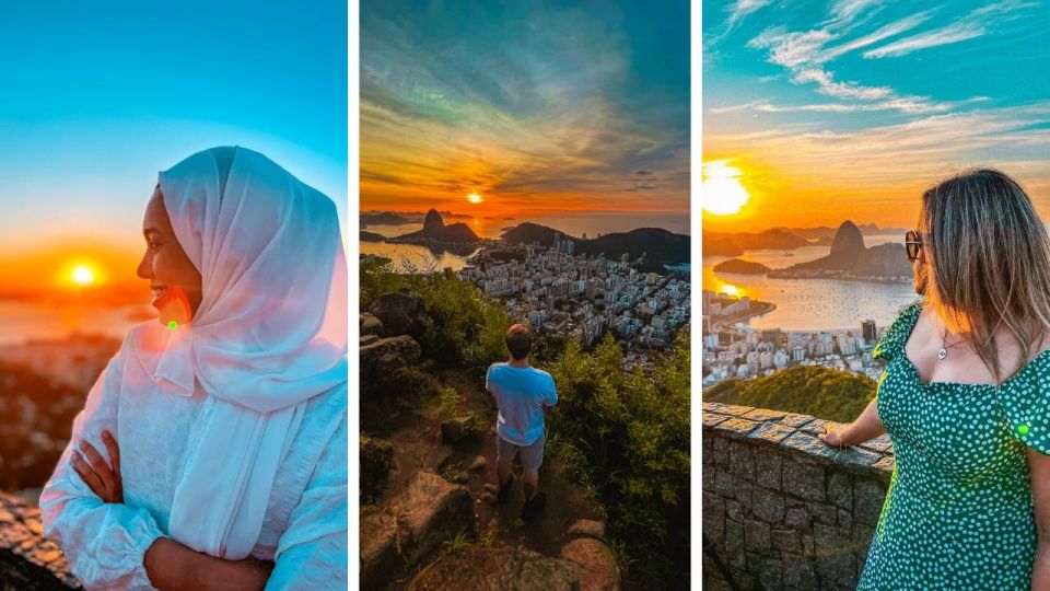 Sunrise at Dona Marta Viewpoint Christ the Redeemer - Tour Highlights