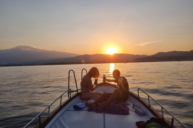 Taormina Sunset Aperitif On-Board - Swim, Snorkel, and Sunset Toast