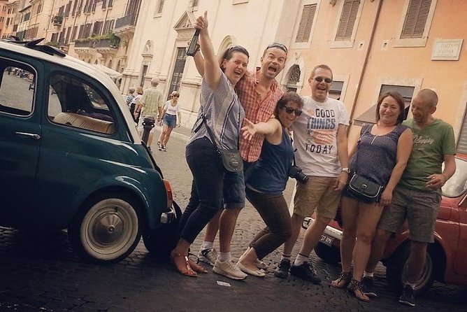 The ORIGINAL Fiat 500 Tour of Romes 7 Hidden Gems - Chauffeur-Guided Sightseeing