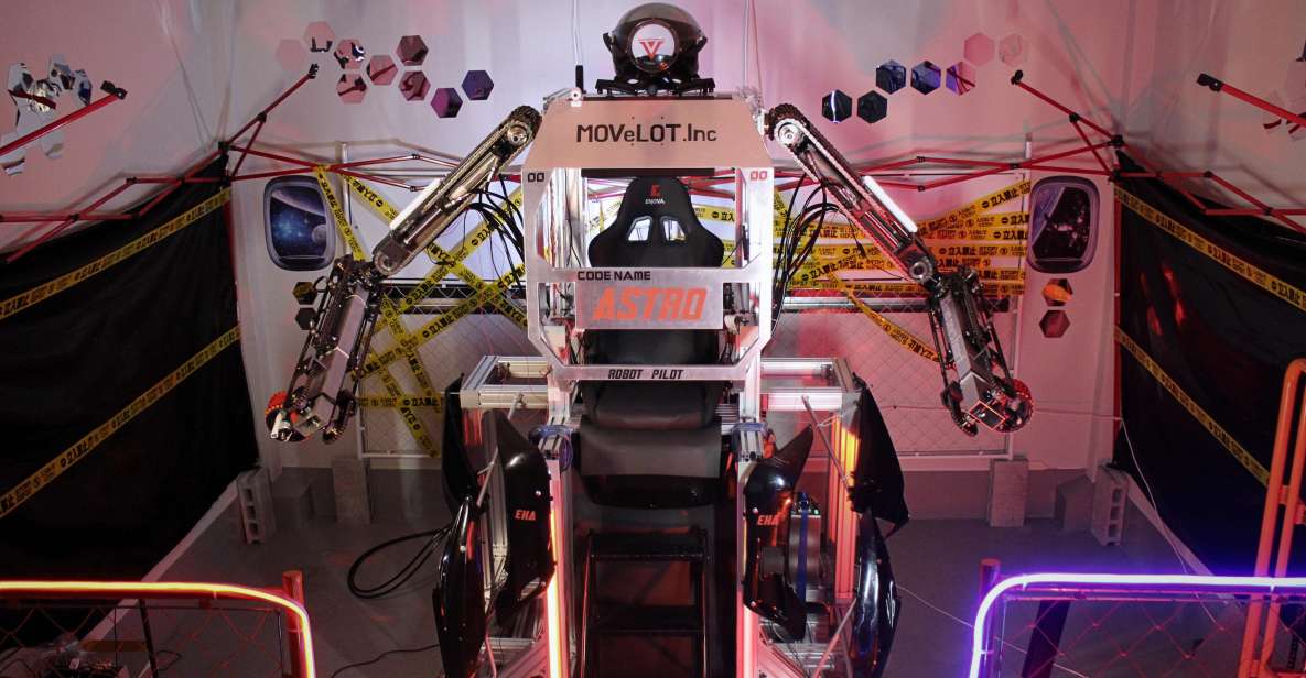 Tokyo: Robot Piloting and VR Shooting Attraction Ticket - Experience Details