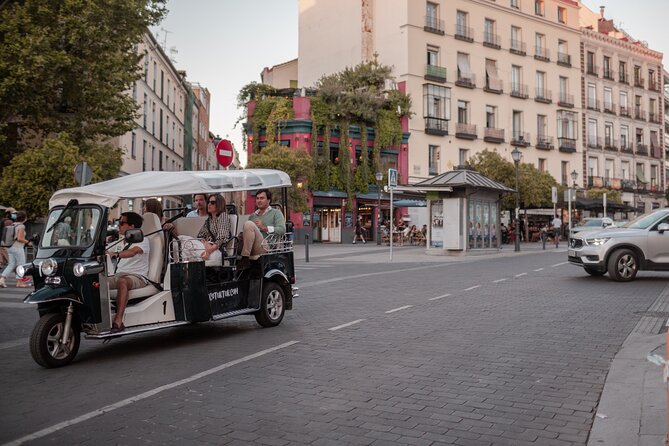 Tour of Historic Madrid in Private Eco Tuk Tuk - Inclusions and Logistics Details