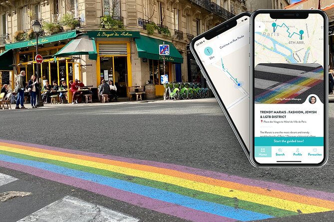 Trendy Marais, Smartphone Audioguided Walking Tour - Smartphone Audioguide Features
