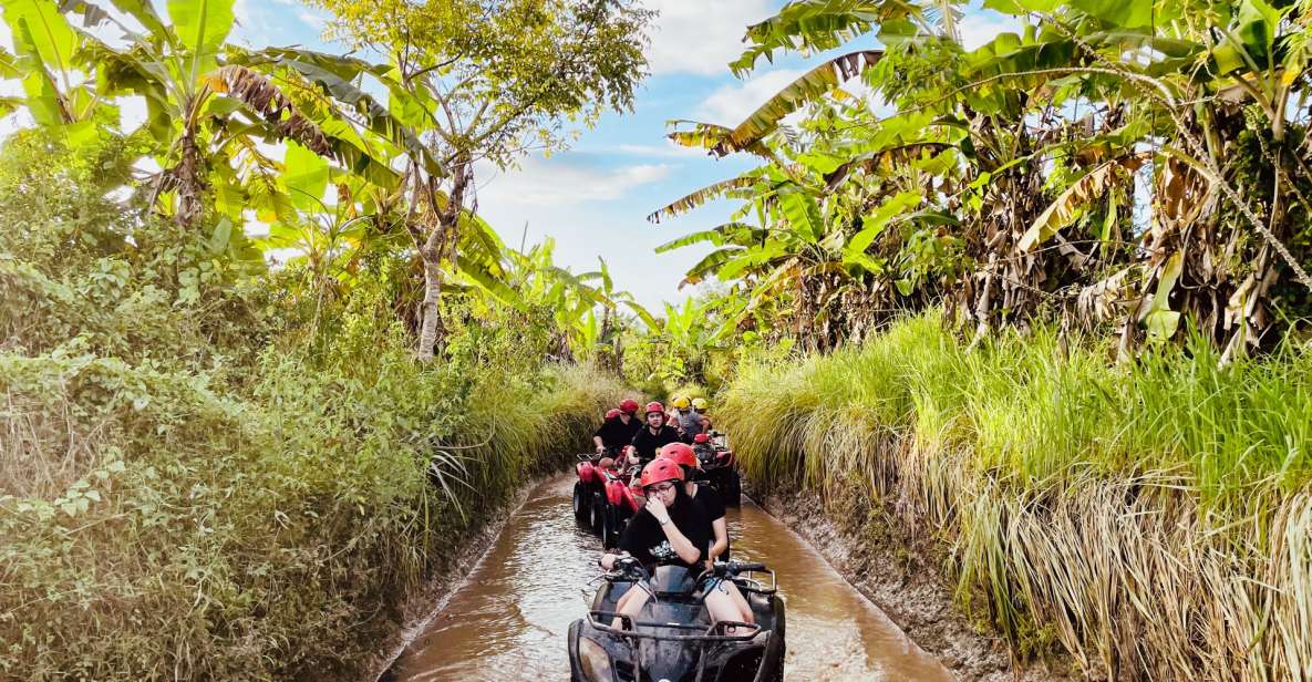 Ubud: Gorilla Face Quad Bike, Jungle Swing, Waterfall & Meal - Highlights of the Experience