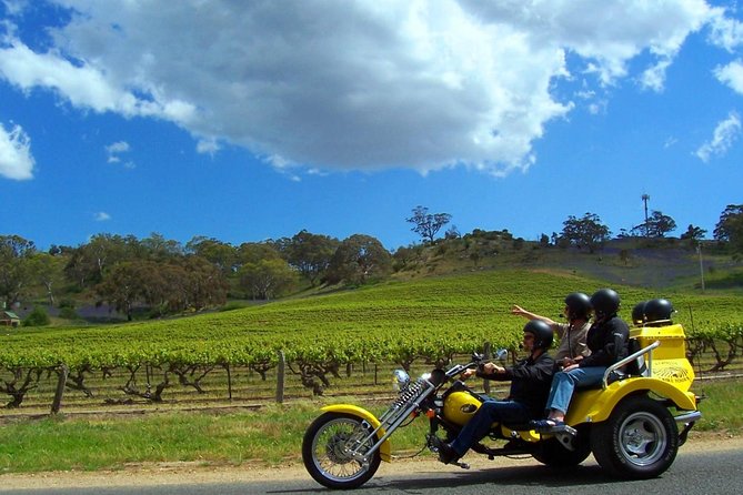 Unique Trike Barossa Valley Half Day Private Tour For 2 - Important Booking Information