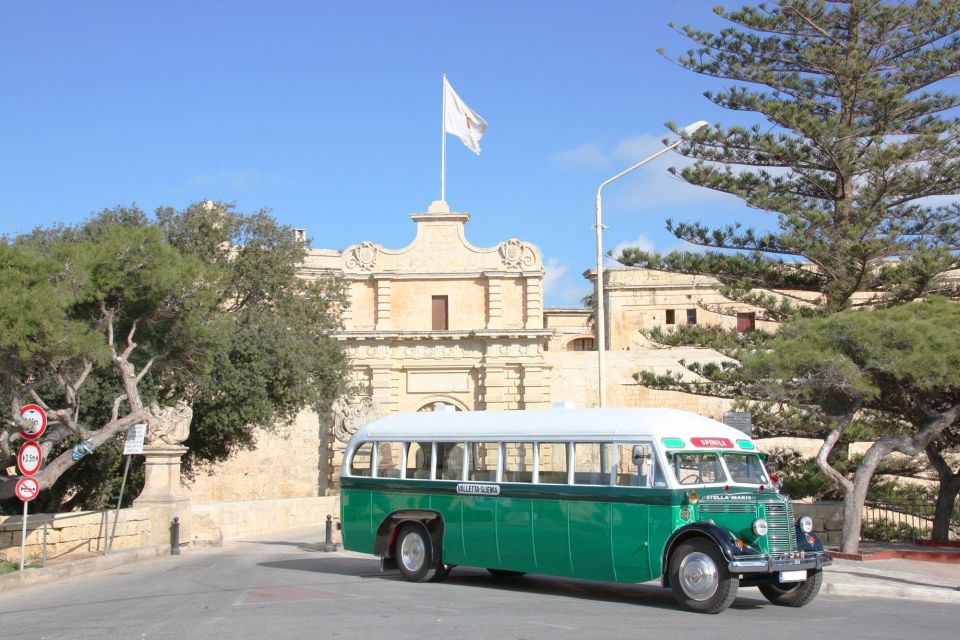 Valletta: Vintage Bus to Valletta, Sliema, Rabat & Mdina - Experience Highlights