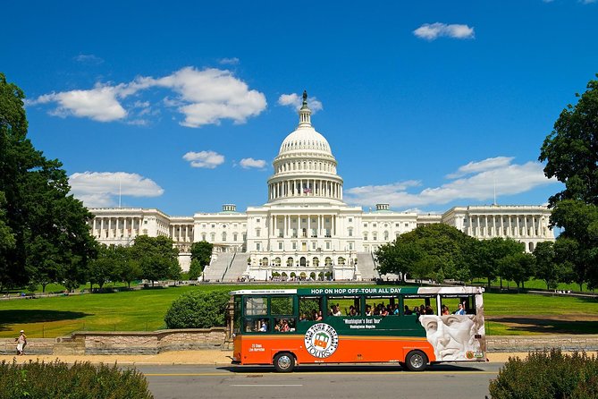 Washington DC Hop-On Hop-Off Trolley Tour With 15 Stops - Booking and Pricing Information