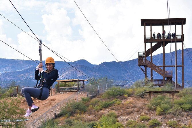 Zip Line Tour at Out of Africa Wildlife Park in Sedona,Camp Verde - Cancellation Policy