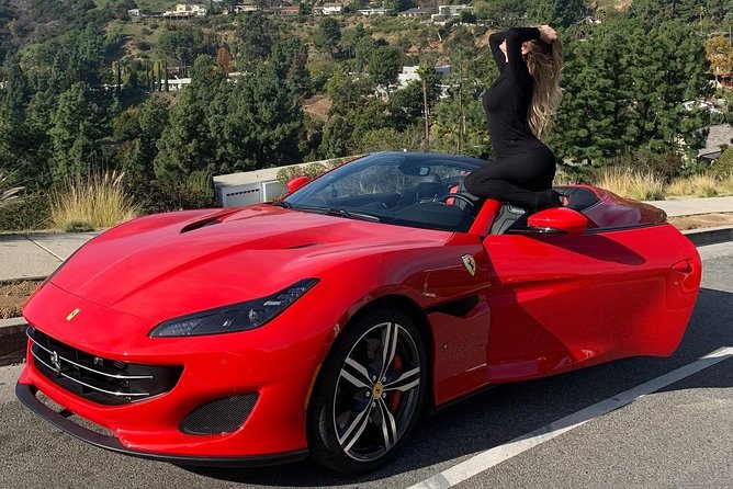30-Minute Private Ferrari Driving Tour To Hollywood Sign - Just The Basics