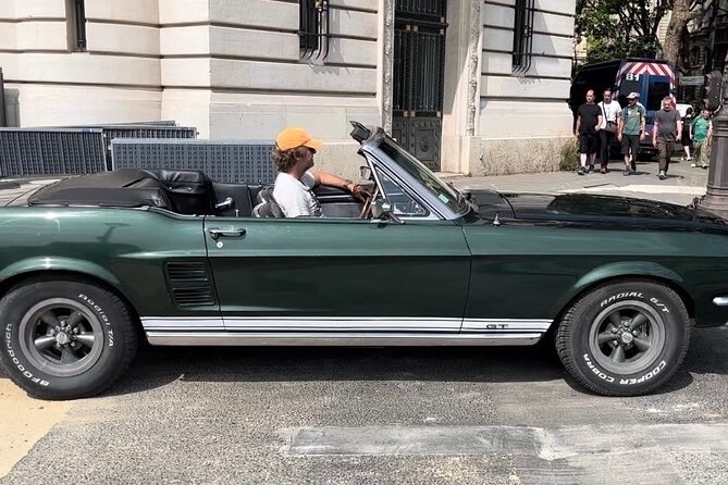 2 Hour Private Tour of Paris in a 67 Mustang Convertible - Booking Information