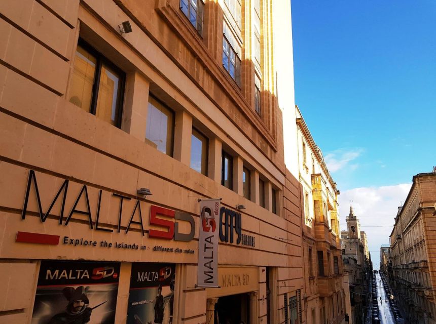 20-Minute Audio-Visual Show Optional Valletta Audio Guide - Inclusions Overview