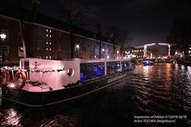 Amsterdam Light Festival Canal Cruise With Unlimited Drinks - Sustainable Experience