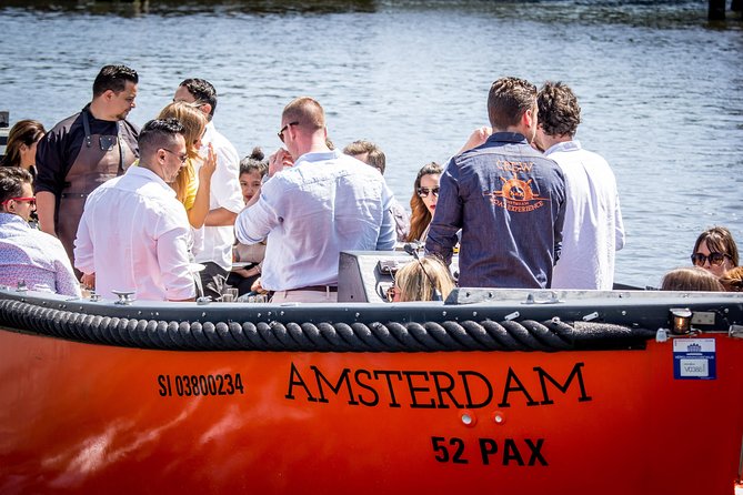 Amsterdam Private Boat Trip With Skipper, Burger and Beers - Additional Information