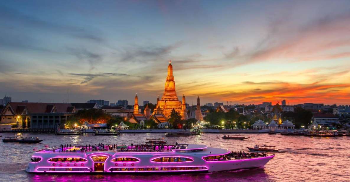 Bangkok: Chao Phraya River Luxury Dinner Cruise and Transfer - Pickup & Transfer