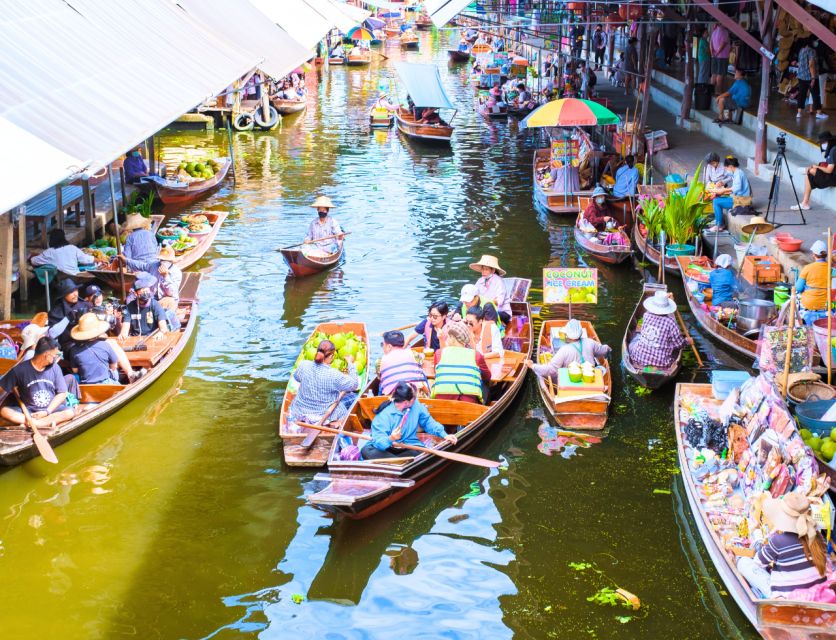 Bangkok: Damneon Saduak Floating & Train Markets Guided Tour - Activity Description