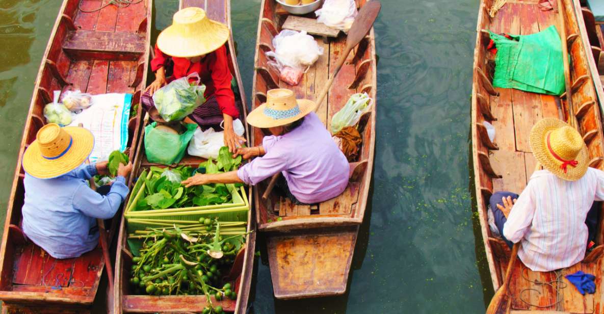 Bangkok: Damnoen Saduak Floating & Train Markets Guided Tour - Full Description