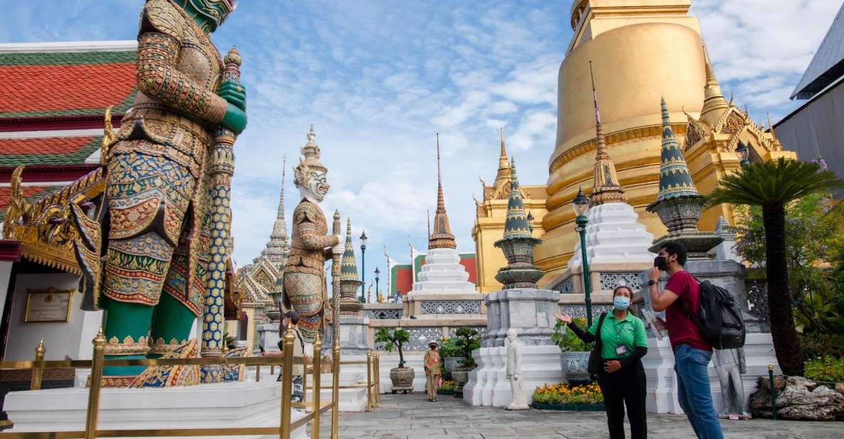 Bangkok: Grand Palace and Wat Arun Guided Walking Tour - Tour Description