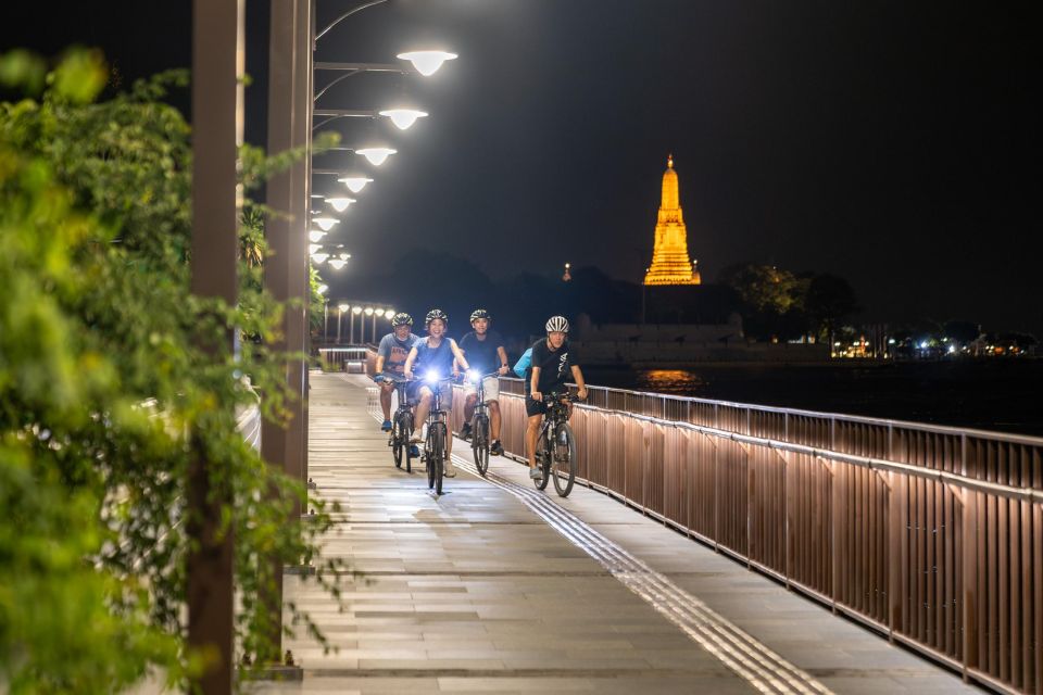 Bangkok: Nighttime Bike Tour With Flower Market Visit - Tour Highlights