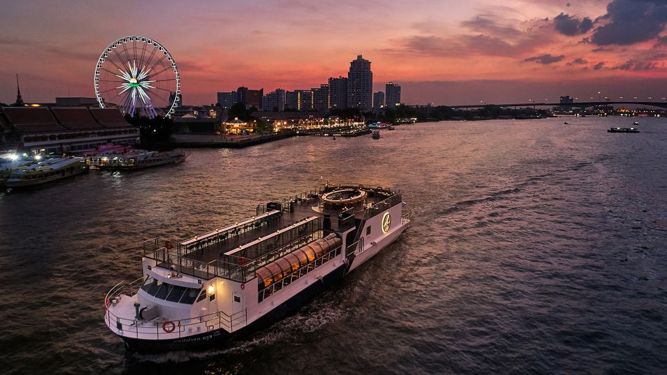 Bangkok: Saffron Chao Phraya River Dinner Cruise - Inclusions and Entertainment Offered