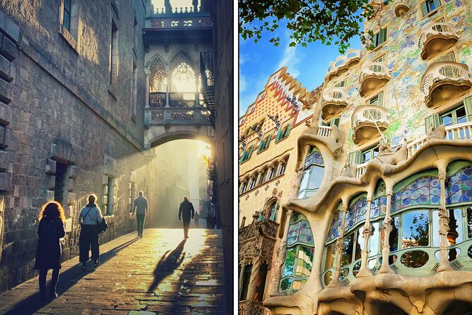 Barcelona 2-in-1 Walking Tour: Old Town Gaudí Street - Street Art Discoveries