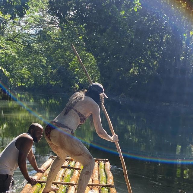 Blue Hole and Bamboo Rafting Private Tour - Blue Hole Secret Falls