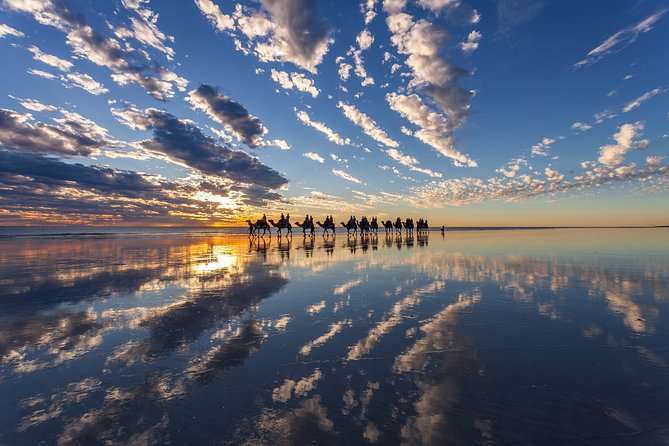 Broome Pre-Sunset Camel Tour 30 Minutes - Group Setting Benefits