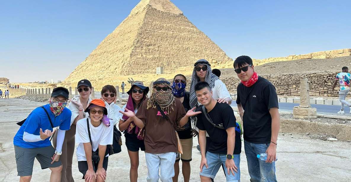 Cairo: Day Tour Visit Pyramids, Sphinx, Saqqara and Memphis. - Key Points