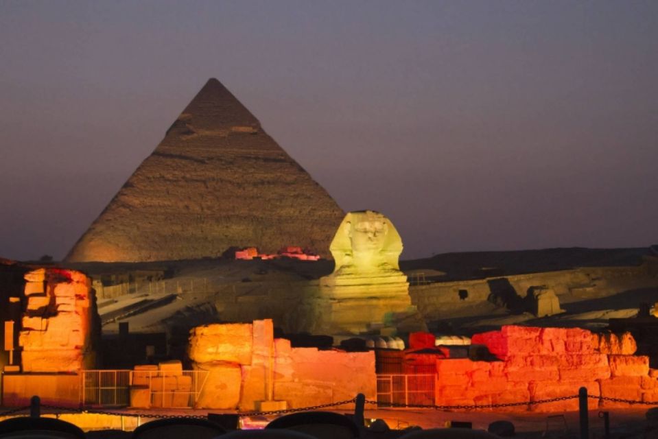 Cairo: Pyramids of Giza Sound & Light Show With City Tour - Activity Itinerary