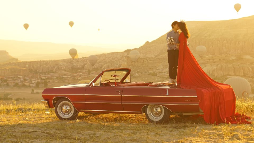 Cappadocia Photo Shoot With Classic Car and Flying Dress - Highlights of the Experience